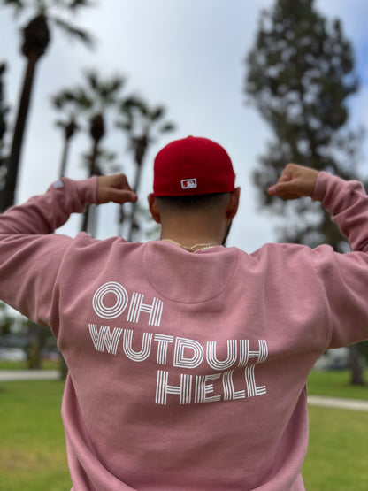 crew neck - mauve